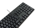 Czarna klawiatura przewodowa, blok numeryczny, HDWR typerCLAW-PC100