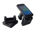 Terminal mobilny UHF z uchwytem GUN i stacją dokującą Android 13 skaner QR