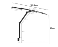 Lampa biurkowa LED z regulacją jasności i barwy światła HDWR LumixDesk-02