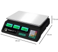 Waga 40 kg, elektroniczna sklepowa, ekran LCD wagPRO-S40B