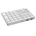 Bezprzewodowa aluminiowa klawiatura numeryczna z Bluetooth, 2x HUB USB typerCLAW BN110