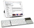 Kompaktowa, elegancka, podwójnie składana klawiatura Bluetooth z touchpadem typerCLAW BS120