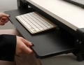 Wysuwany uchwyt na klawiaturę, podbiurkowy, HDWR SolidHand-KT02