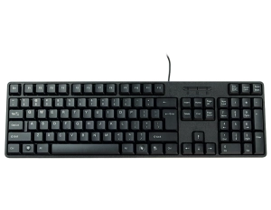 Klawiatura przewodowa blok numeryczny czarna QWERTY membranowa typerCLAW-PC100