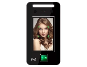 Czytnik biometryczny skan twarzy odcisk zegar RFID 125 kHz LCD SecureEntry-AC300
