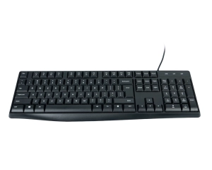 Mechaniczna klawiatura przewodowa czarna klawisze funkcyjne USB typerCLAW-PC130