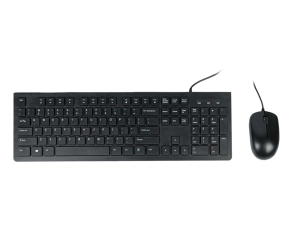Przewodowy zestaw komputerowy, klawiatura i mysz na kabel, KeyClick-BC110 