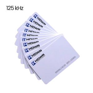 Zestaw 10 kart RFID 125kHz z logo HDWR zakodowane HD-RPC01
