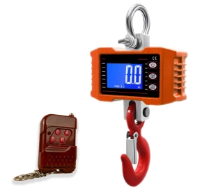 Waga magazynowa hakowa 1t 1000 kg z pilotem, ekran LCD, bezprzewodowe działanie wagPRO, kg, lb wagPRO-H1000P