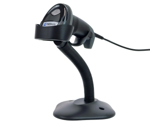 Czytnik kodów QR AZTEC i kreskowych z podstawką, przewodowy USB, Virtual COM, automatyczne skanowanie HD870A
