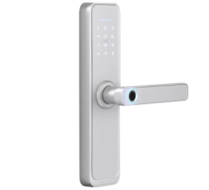 Zamek elektroniczny, klamka z kontrolą dostępu na kartę RFID 13,56 mHz, odcisk palca, PIN SecureEntry-HL200