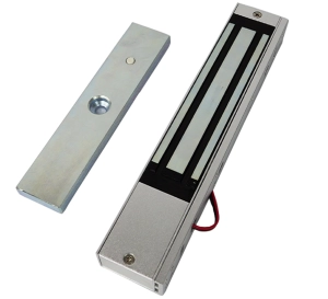 Zamek elektromagnetyczny do drzwi wejściowych, dwuprzewodowy, moc magnesu do 280 kg, 450 mA SecureEntry-ML200