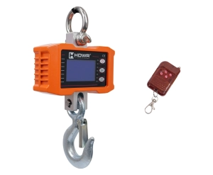 Waga magazynowa hakowa 1t 1000 kg z pilotem, ekran LCD, bezprzewodowe działanie wagPRO, kg, lb wagPRO-H1000P