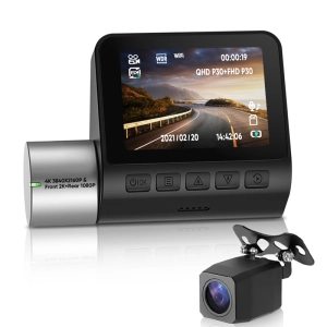 Kamera przód tył z modułem WiFi, zaawansowany wideorejestrator videoCAR D400
