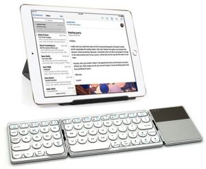 Klawiatura bezprzewodowa do tabletu z touchpadem, składana typerCLAW-BS120