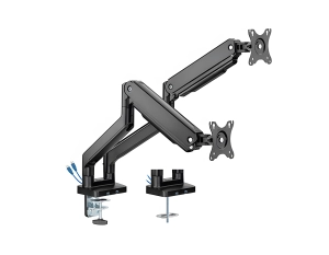 Uchwyt na monitor podwójny wbudowane USB 2x VESA SolidHand-CS02U