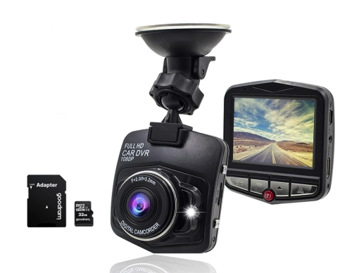 Wideorejestrator videoCAR-D100 + Karta pamięci 32GB