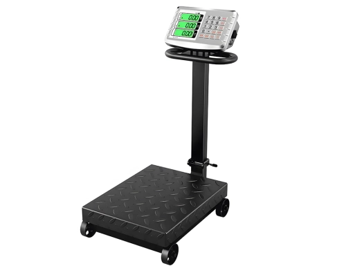 Waga platformowa z kółkami do 1000 kg, HDWR wagPRO-P1000W