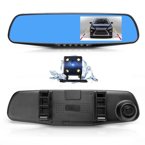 Wygodna kamera samochodowa na wsteczne lusterko videoCAR L310