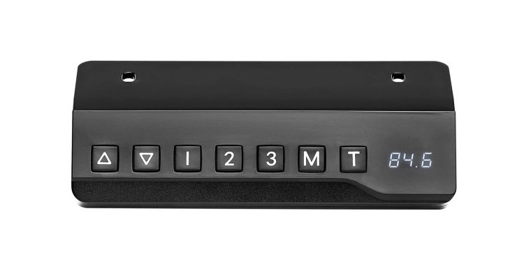 Biurko z regulacją wysokości elektronicznie podnoszony blat deskTOP-22