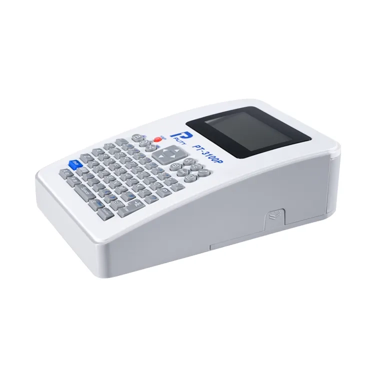 Etykieciarka biurkowa do drukowania kodów kreskowych MarkMate-310SQCB + taśma termokurczliwa biała TapeMate-7BW25