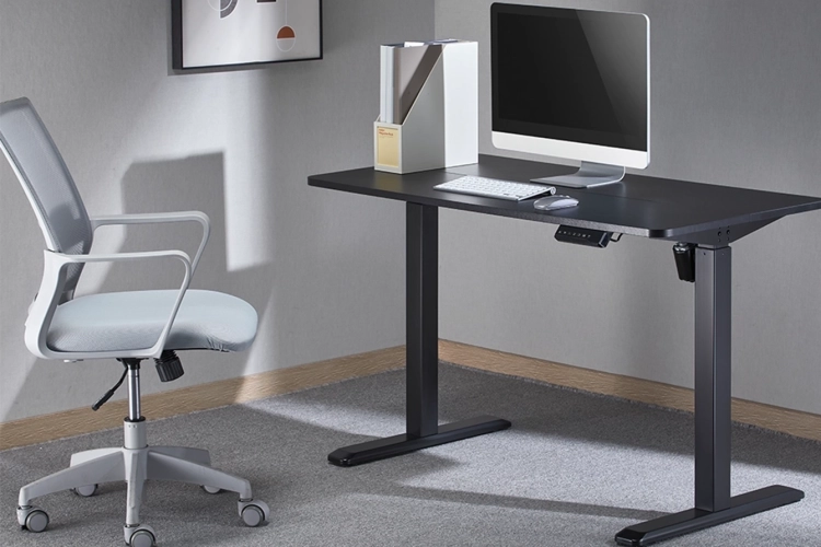 Biurko z regulacją wysokości elektronicznie podnoszony blat deskTOP-22