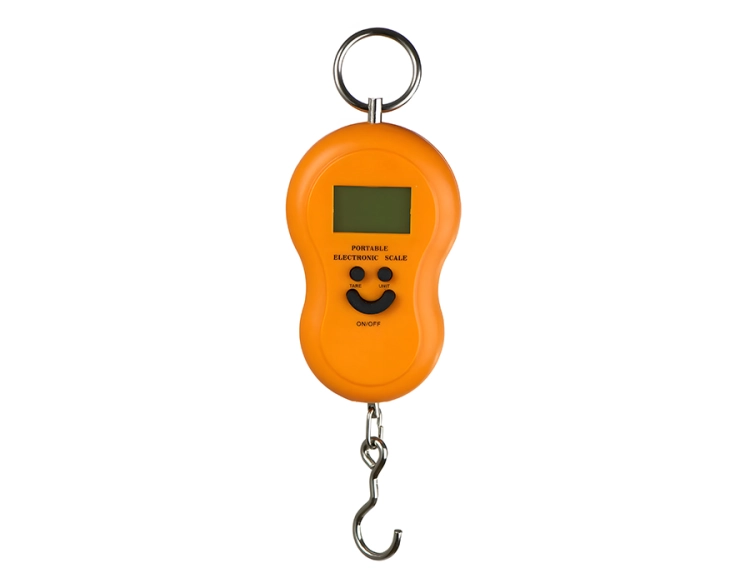 Waga z hakiem, mała, 50 kg, pomarańczowa, HDWR wagPRO-H50AZ