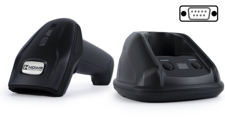 Czytnik kodów kreskowych 1D ze stacją dokującą, RS232 HD8900