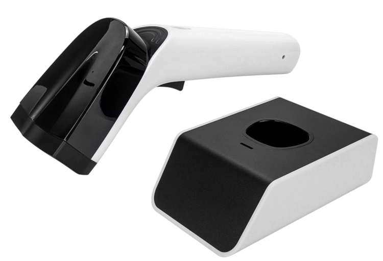 Skaner QR ze stacją dokującą, RFID 13,56 mHz, automatycznym odczytem i zapisem kodów we wbudowanej pamięci HD8100-RF