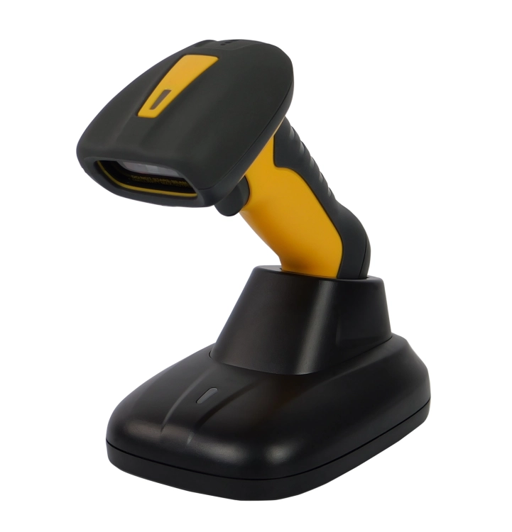 Czytnik przemysłowy do kodów QR o dalekim zasięgu, stacja dokująca i wbudowana pamięć HD4600-LR