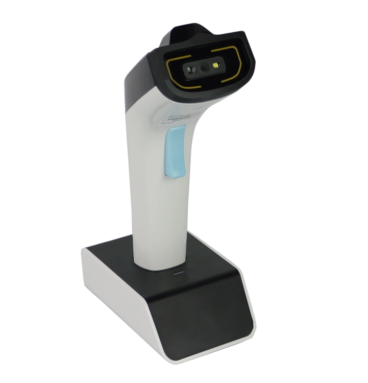 Skaner WIFI Bluetooth do kodów QR i kreskowych, czytnik RFID ze stacją dokującą i wbudowaną pamięcią HD8500-RF