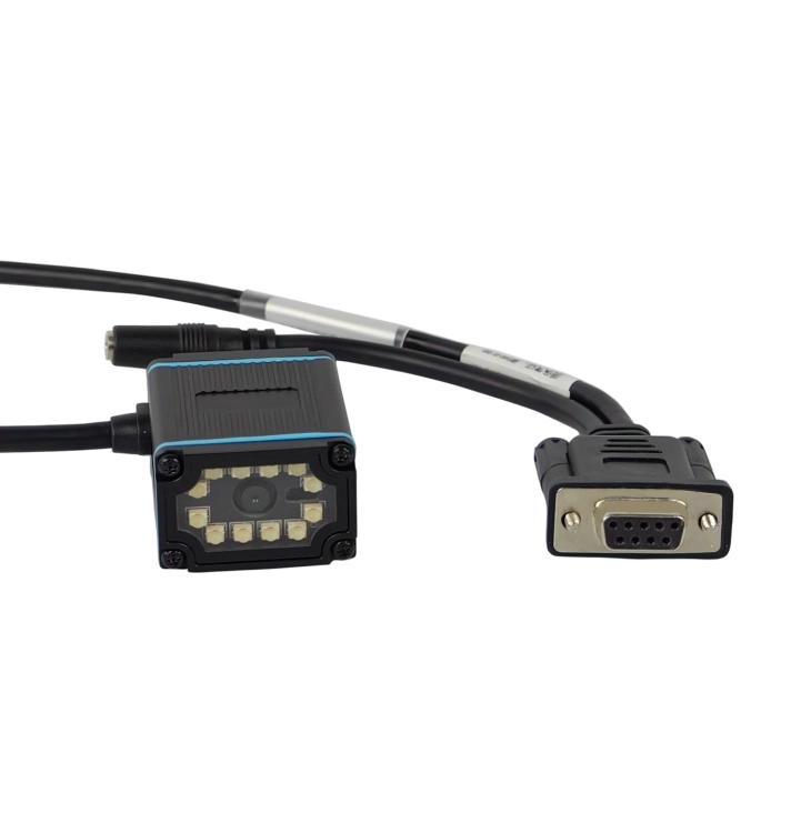 Skaner QR i kodów kreskowych na linie produkcyjne, stacjonarny, przewodowy RS232 HD650