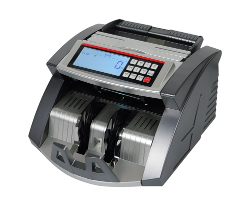 Liczarka do pieniędzy z detektorem UV, MG, IR, do 1000 banknotów na minutę, USD, EUR, GBP, PLN FiscalFlow-2010