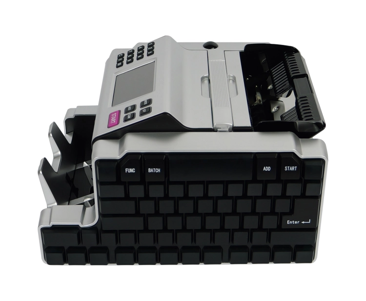 Liczarka banknotów z detekcją UV, MG wielowalutowa, dwa wyświetlacz LCD FiscalFlow-2210