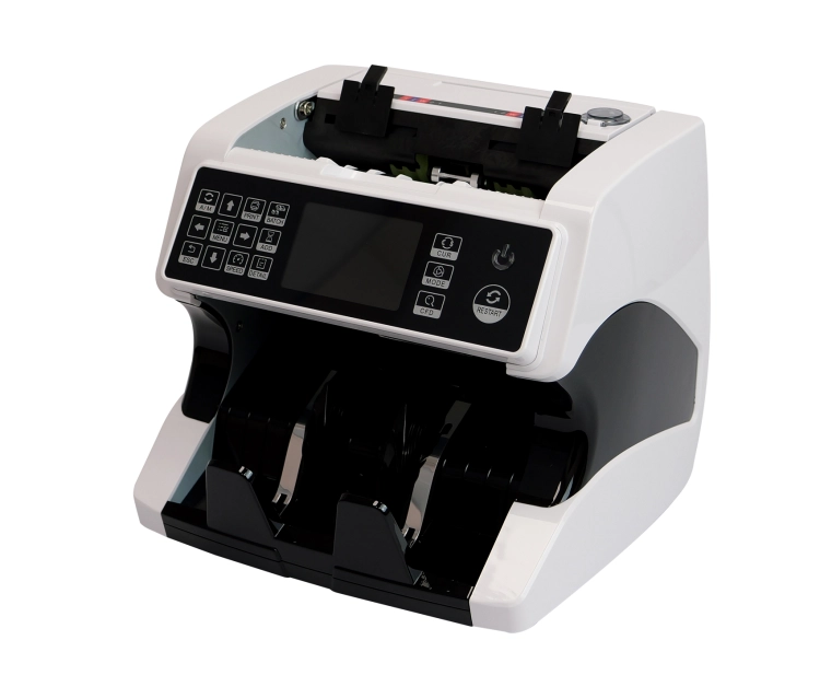 Maszyna do liczenia pieniędzy, wielowalutowa z detektorem UV, MG FiscalFlow-5012