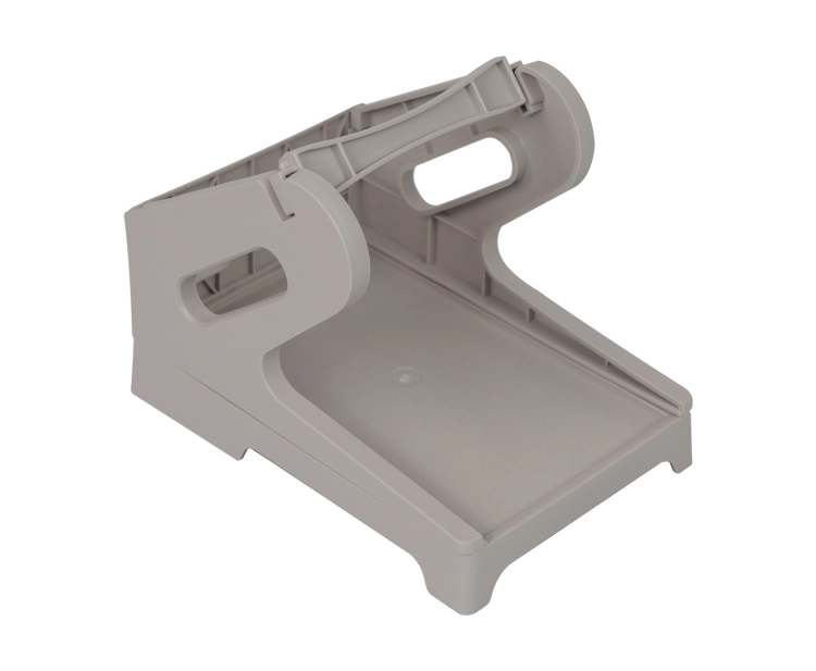 Stojak na etykiety termiczne, samoprzylepne na rolce i składane, szary, stabilny podajnik OPrint-LSW