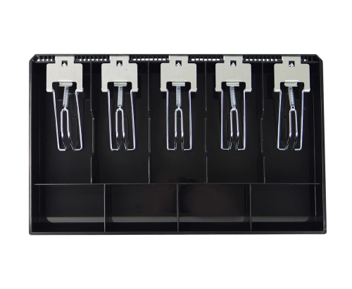 Tacka na pieniądze z pięcioma przegrodami na banknoty i 4 na bilon, duża InsertTill-405