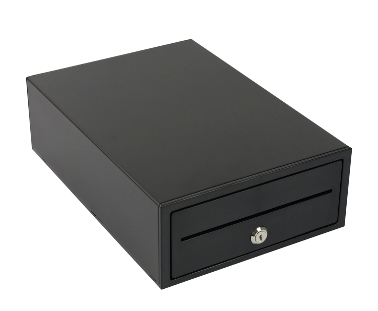 Szuflada do kasy fiskalnej zamykana na klucz z 3 przegrodami na banknoty i 6 na bilon SecureTill-208F