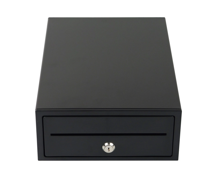 Szuflada kasowa z 3 przegrodami na banknoty i 6 na monety zamykana na klucz SecureTill-208F