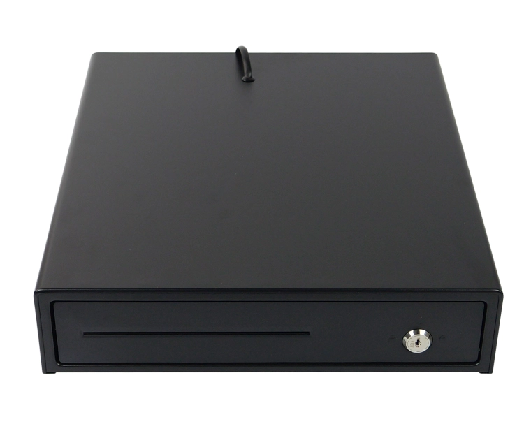 Szuflada na pieniądze z 4 przegrodami na banknoty i 5 na bilon, zamykana na klucz SecureTill-335F