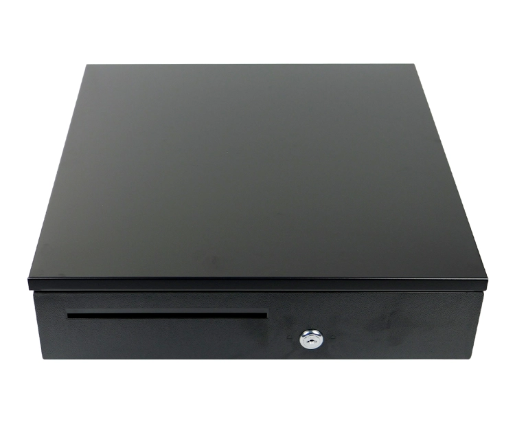 Szuflada kasowa na pieniądze z 5 przegrodami na banknoty i 8 na monety, metalowa, solidna SecureTill-405F