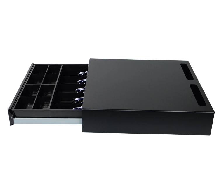 Szuflada na banknoty i monety, pojemna, metalowa, zamykana na klucz SecureTill-460F