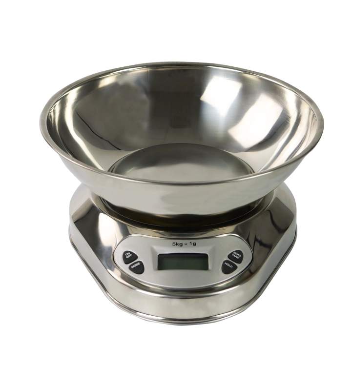 Waga spożywcza do 5 kg z miską metalową, elektroniczna wagPRO-K5C