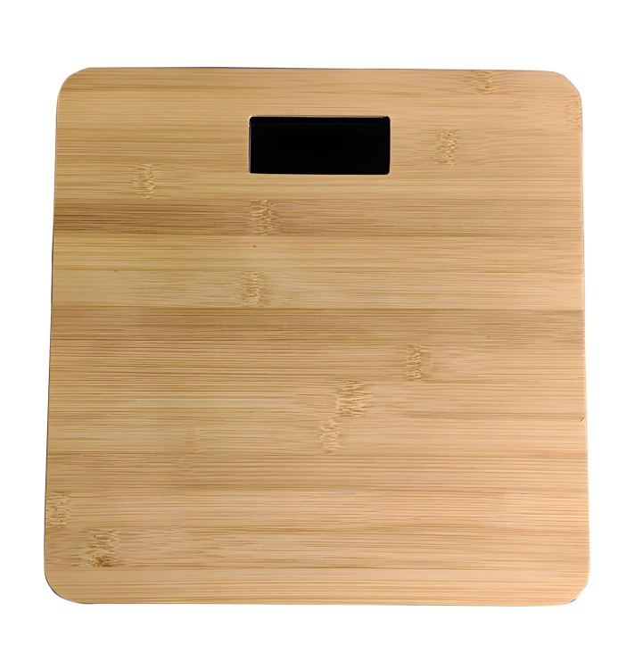 Waga elektroniczna łazienkowa do 180 kg drewniana kg lb wagPRO-B3