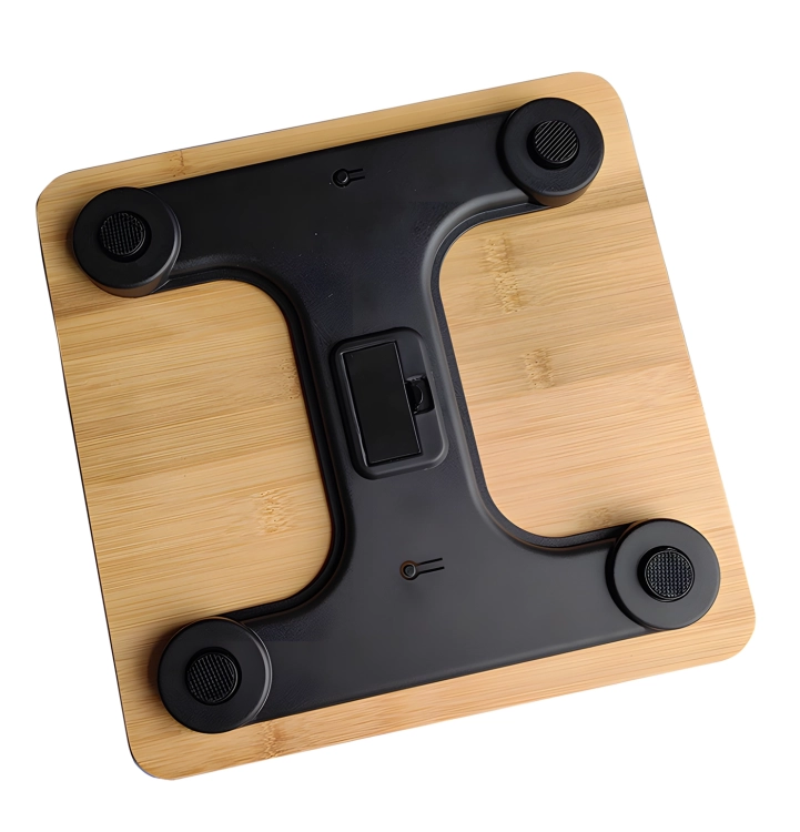 Waga elektroniczna łazienkowa do 180 kg drewniana kg lb wagPRO-B3