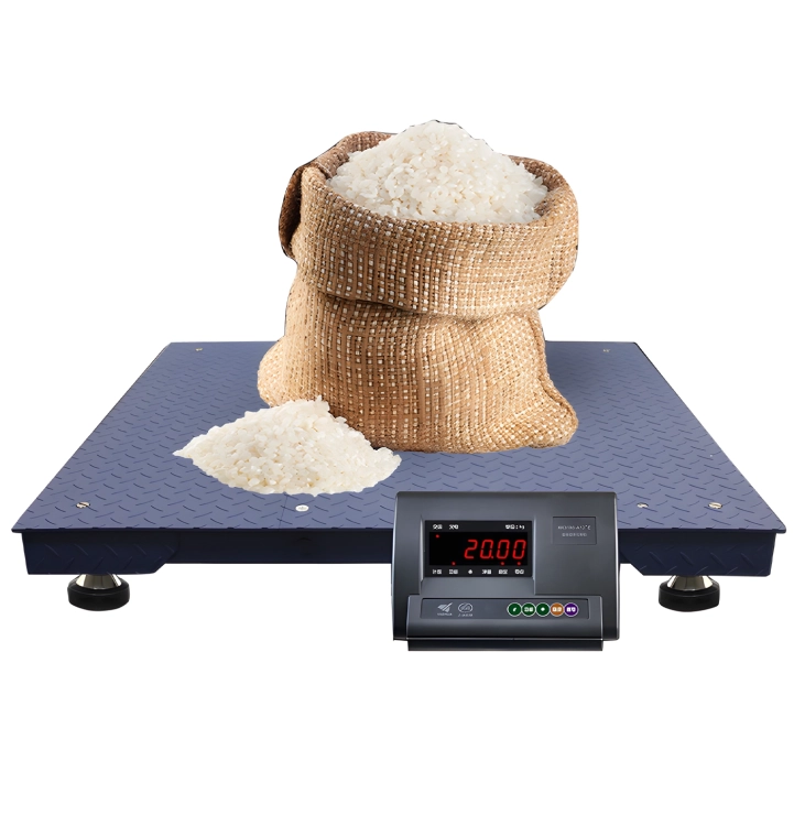 Waga przemysłowa platformowa do 1 tony 1000 kg, duża z platformą stalową 1x1 m, ekran LCD wagPRO-W1000-100