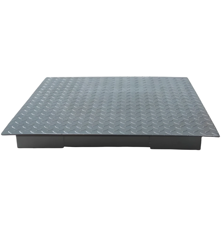 Waga towarowa z platformą metalową o wymiarach 1 x 1 metr i ekranem LCD wagPRO-W1000-100