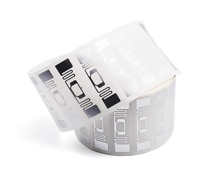 Rolka z naklejkami RFID UHF o częstotliwości 860-960 MHz z zasięgiem odczytu do 6 metrów Tag-U9-7321