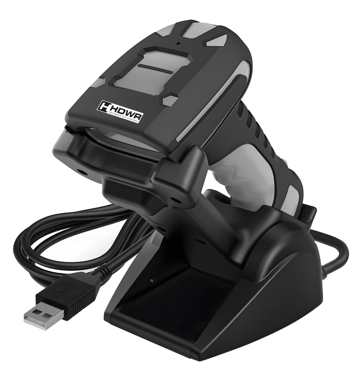 Skaner przemysłowy QR WIFI Bluetooth ze stacją dokującą i podstawką HD9100B