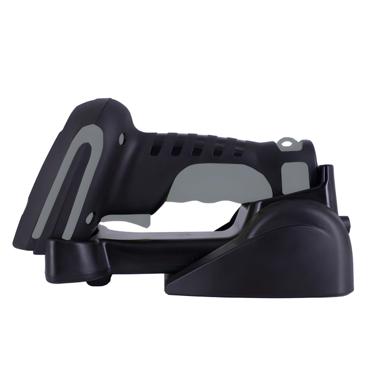 Skaner kodów QR i kreskowych z wbudowaną pamięcią, podstawką i stacją dokującą w jednym, bezprzewodowy HD9100B